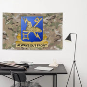 U.S. Army Military Intel Corps 'Always Out Front' Indoor Wall Flag Tactically Acquired   