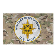 U.S. Army Military Intelligence Corps Branch Plaque Indoor Wall Flag Tactically Acquired Default Title  