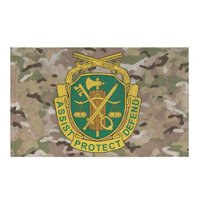 U.S. Army Military Police (MP) Corps Branch Insignia Indoor Wall Flag