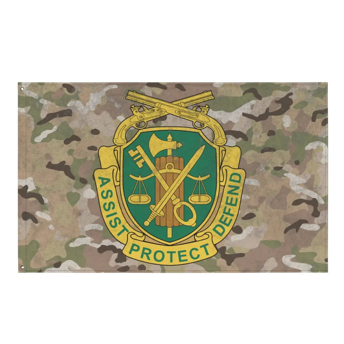 U.S. Army Military Police (MP) Corps Branch Insignia Indoor Wall Flag Tactically Acquired Default Title  