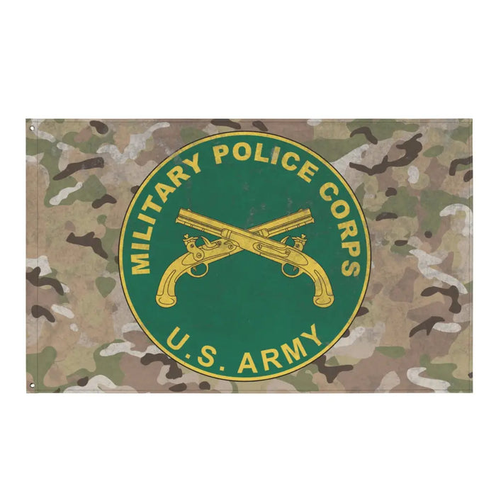 U.S. Army Military Police (MP) Corps Indoor Wall Flag Tactically Acquired Default Title  