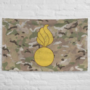 U.S. Army Ordnance Corps Branch Emblem Indoor Wall Flag Tactically Acquired   