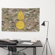 U.S. Army Ordnance Corps Branch Emblem Indoor Wall Flag Tactically Acquired   