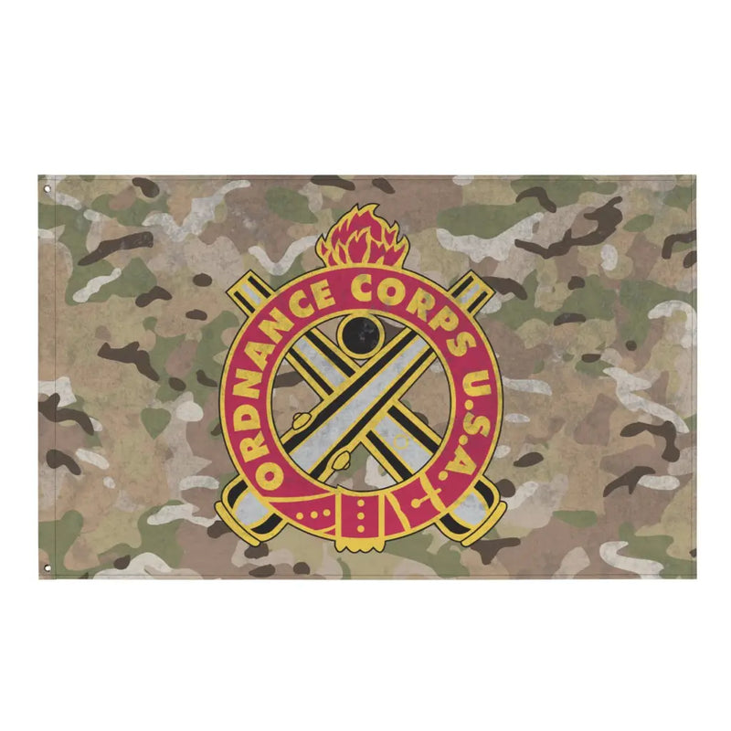 U.S. Army Ordnance Corps Branch Insignia Indoor Wall Flag
