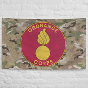 U.S. Army Ordnance Corps Branch Plaque Indoor Wall Flag Tactically Acquired   