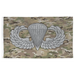 U.S. Army Parachutist Badge OCP Camo Indoor Wall Flag Tactically Acquired   