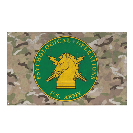 U.S. Army Psychological Operations (PSYOPS) Branch Plaque Indoor Wall Flag Tactically Acquired Default Title  