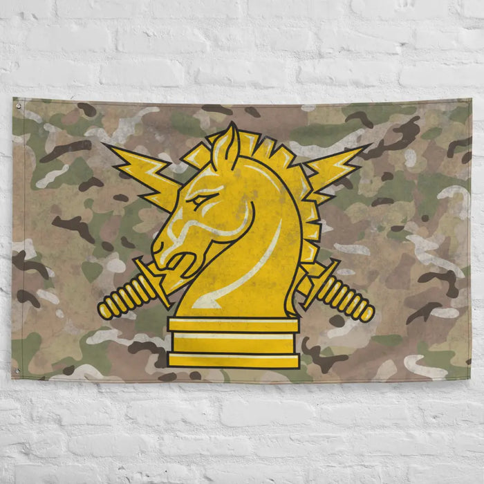 U.S. Army Psychological Operations (PSYOPS) Emblem Indoor Wall Flag Tactically Acquired   