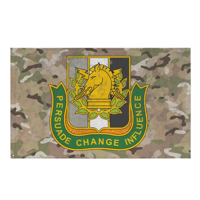 U.S. Army Psychological Operations (PSYOPS) Insignia Indoor Wall Flag Tactically Acquired Default Title  