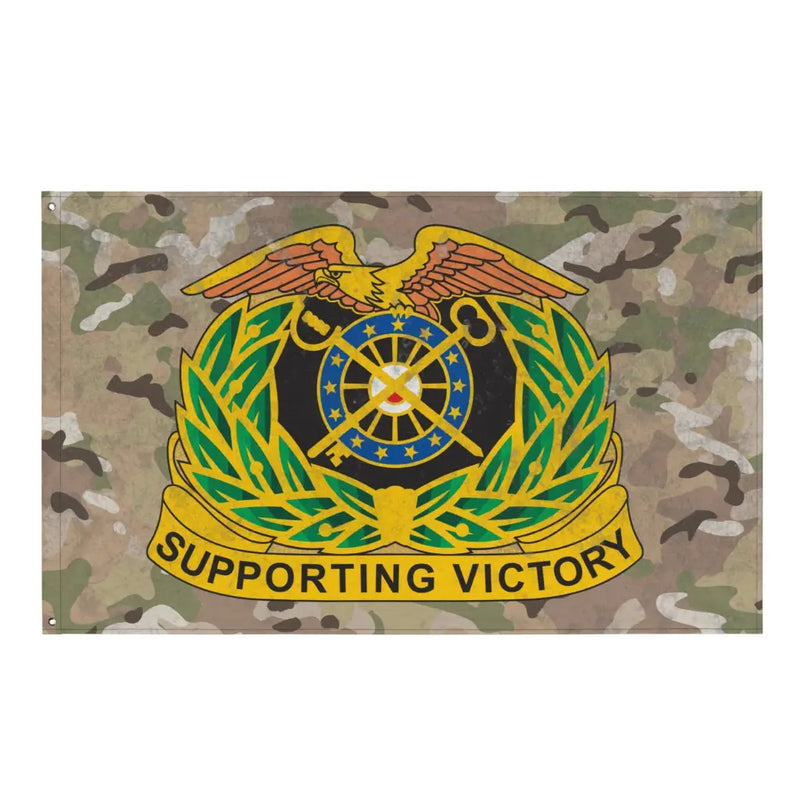 U.S. Army Quartermaster Corps Branch Insignia Indoor Wall Flag