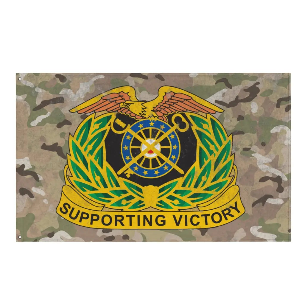 U.S. Army Quartermaster Corps Branch Insignia Indoor Wall Flag Tactically Acquired Default Title  