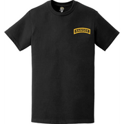 U.S. Army Ranger Tab Scroll Logo Emblem Left Chest  T-Shirt Tactically Acquired   