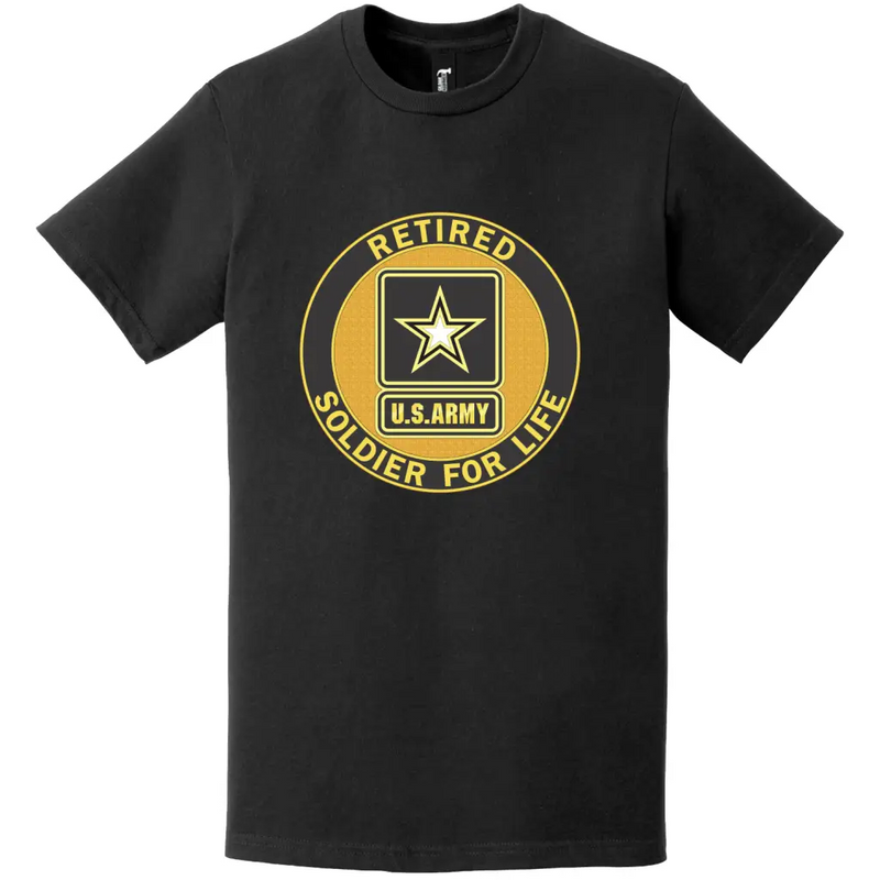 U.S. Army Retired "Soldier for Life" Logo T-Shirt