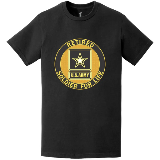 U.S. Army Retired "Soldier for Life" Logo T-Shirt Tactically Acquired   