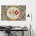 U.S. Army Signal Corps Branch Emblem Indoor Wall Flag Tactically Acquired   