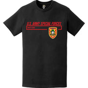 U.S. Army Special Forces MACV-SOG Motto T-Shirt Tactically Acquired   