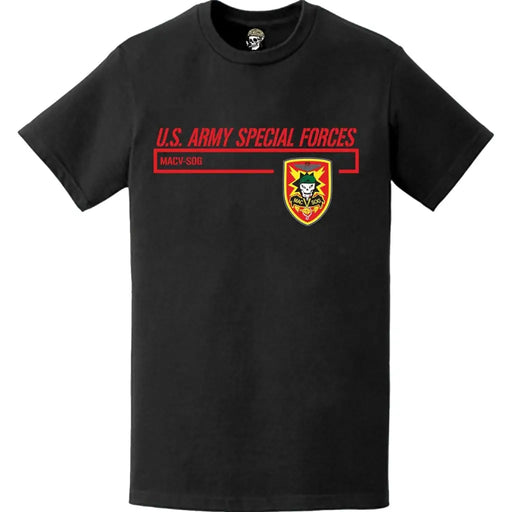U.S. Army Special Forces MACV-SOG Motto T-Shirt Tactically Acquired   