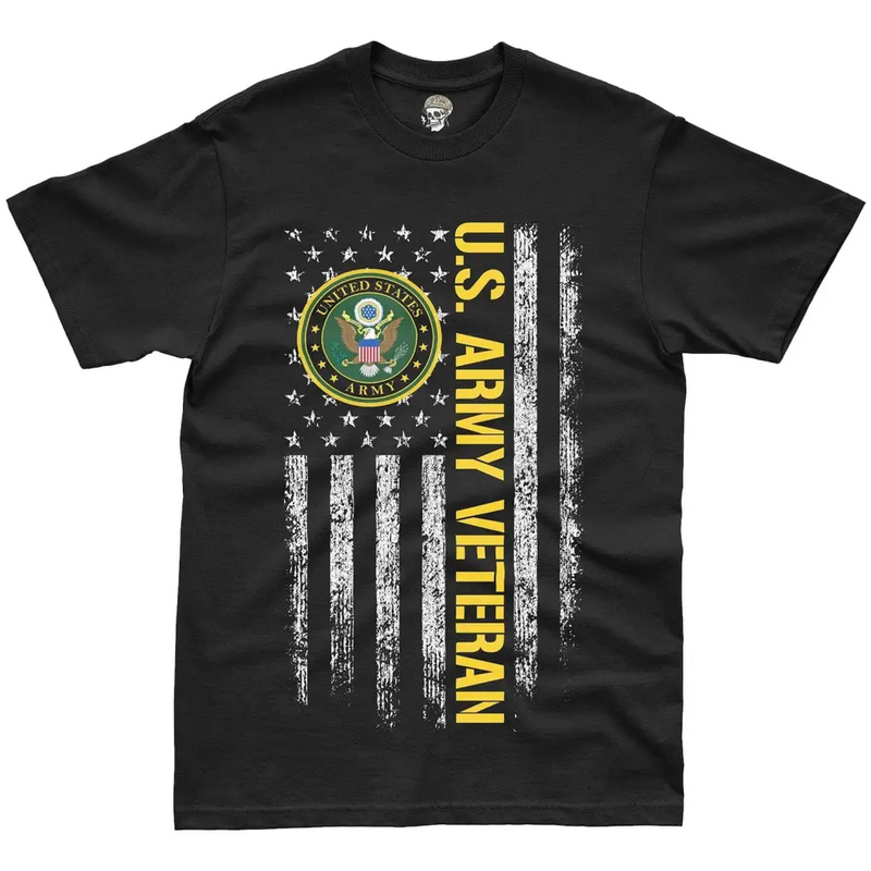 U.S. Army Veteran American Flag T-Shirt