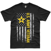 U.S. Army Veteran Commemorative American Flag T-Shirt Tactically Acquired   