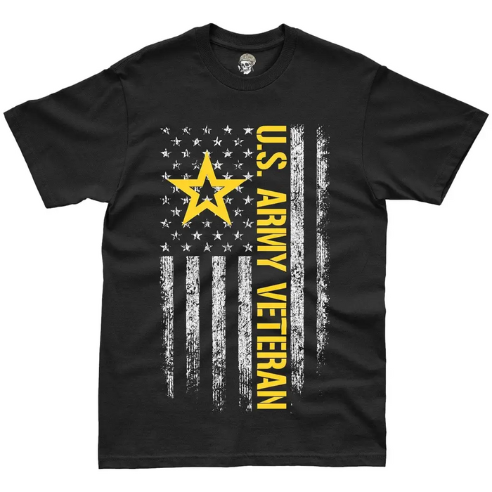 U.S. Army Veteran Commemorative American Flag T-Shirt Tactically Acquired   