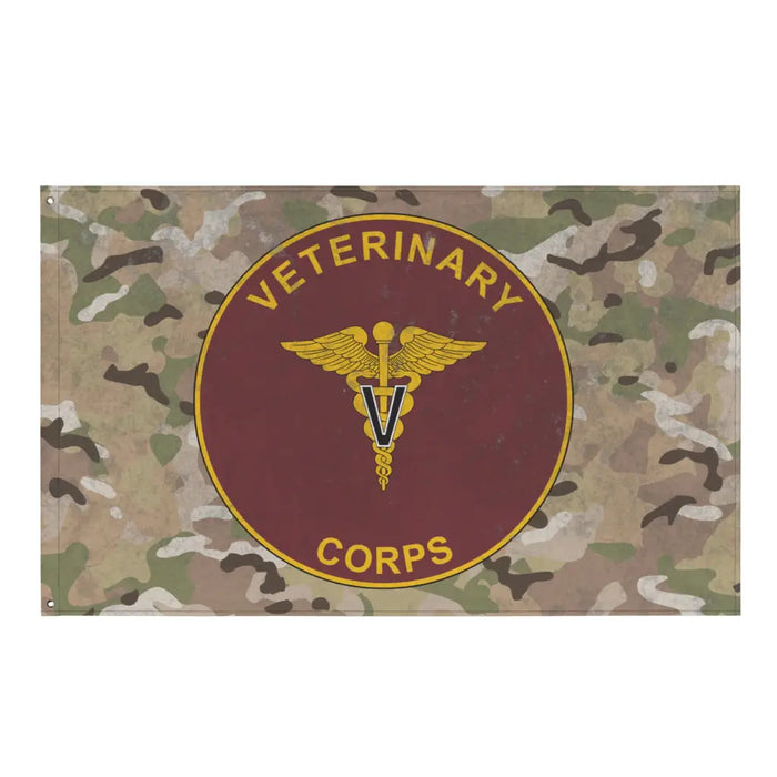 U.S. Army Veterinary Corps Branch Plaque OCP Camo Indoor Wall Flag Tactically Acquired Default Title  