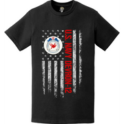 U.S. Navy DEVRON-12 American Flag Logo T-Shirt Tactically Acquired   