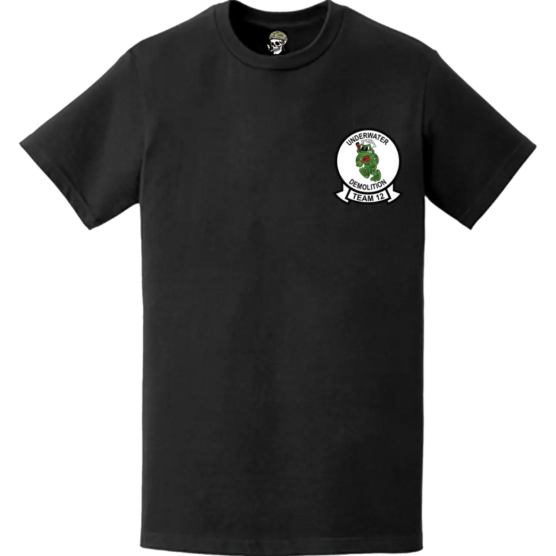 U.S. Navy UDT-12 Logo Emblem Left Chest T-Shirt
