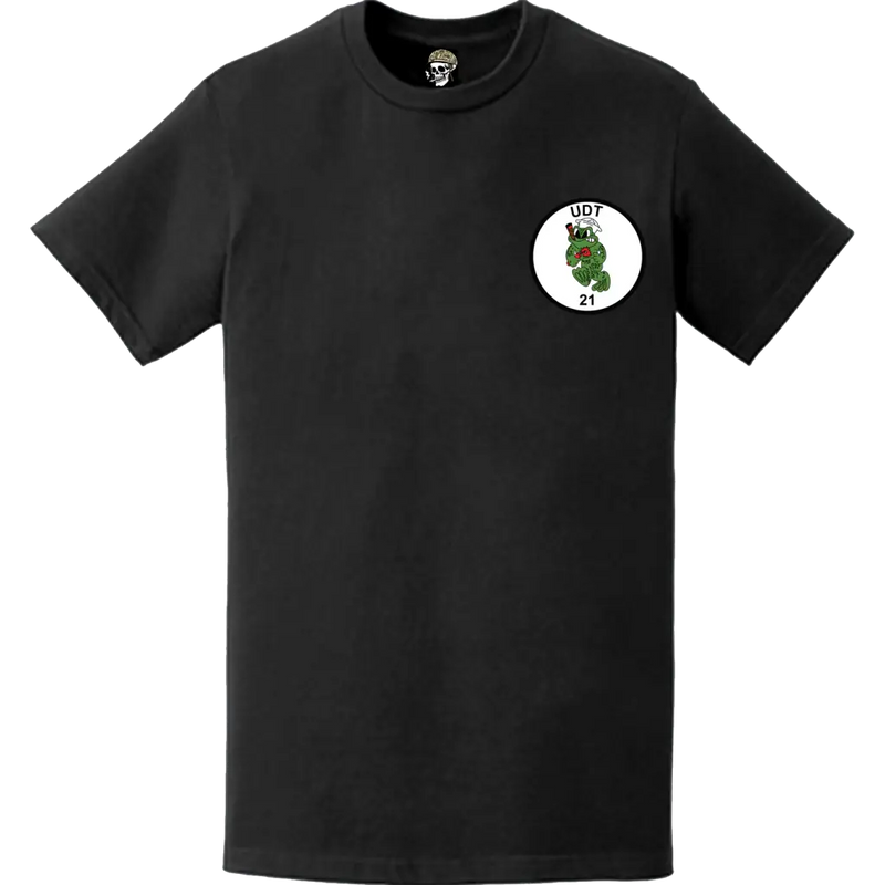 U.S. Navy UDT-21 Logo Emblem Left Chest T-Shirt