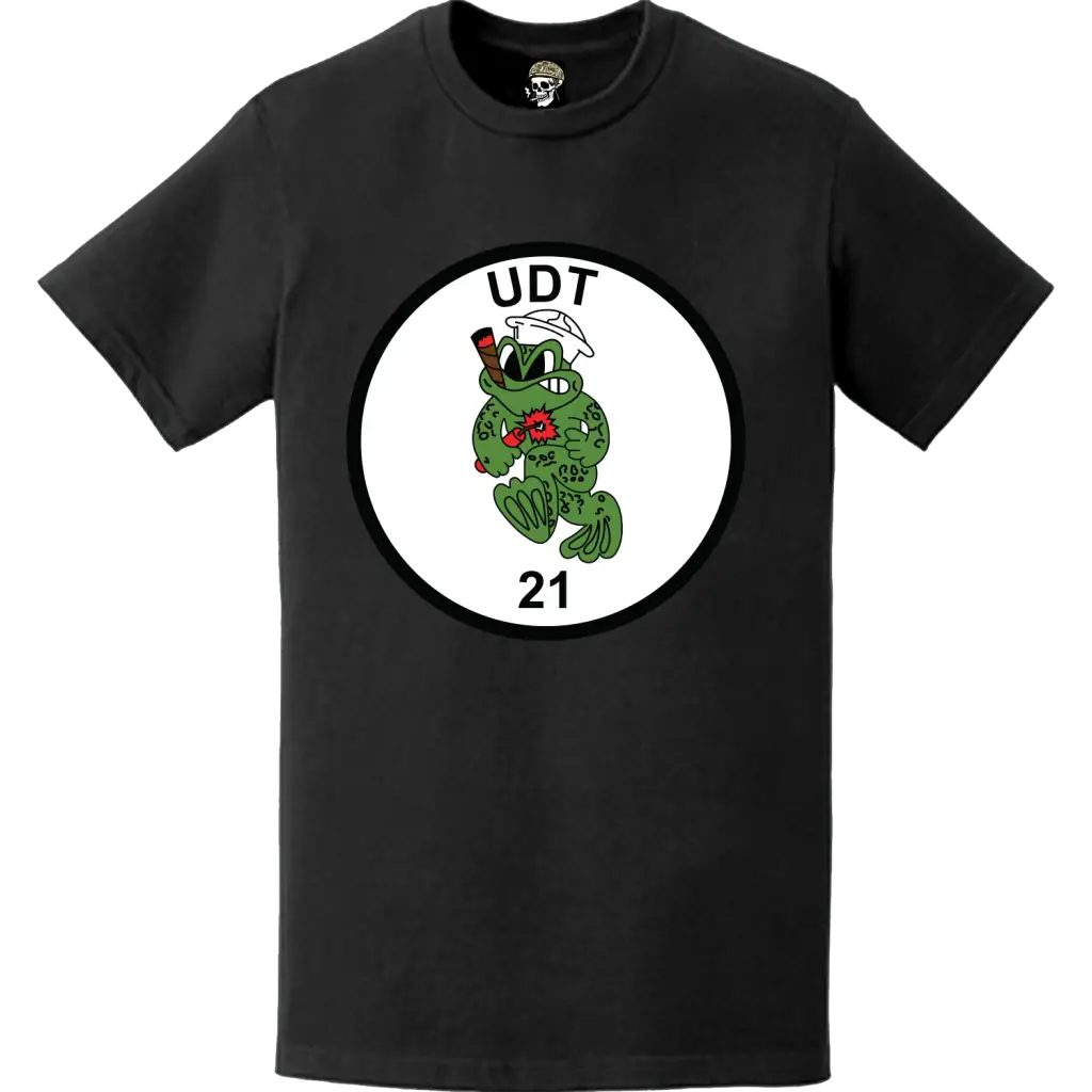 U.S. Navy UDT-21 Logo Emblem T-Shirt Tactically Acquired   