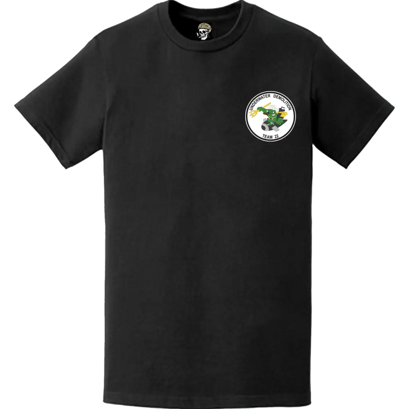 U.S. Navy UDT-22 Logo Emblem Left Chest T-Shirt