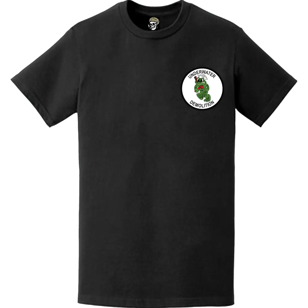 U.S. Navy Underwater Demolition (UDT) Logo Emblem Left Chest T-Shirt Tactically Acquired   