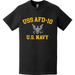 U.S. Navy USS AFD-10 T-Shirt Tactically Acquired   