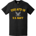 U.S. Navy USS AFD-18 T-Shirt Tactically Acquired   