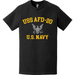 U.S. Navy USS AFD-20 T-Shirt Tactically Acquired   