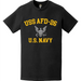 U.S. Navy USS AFD-26 T-Shirt Tactically Acquired   