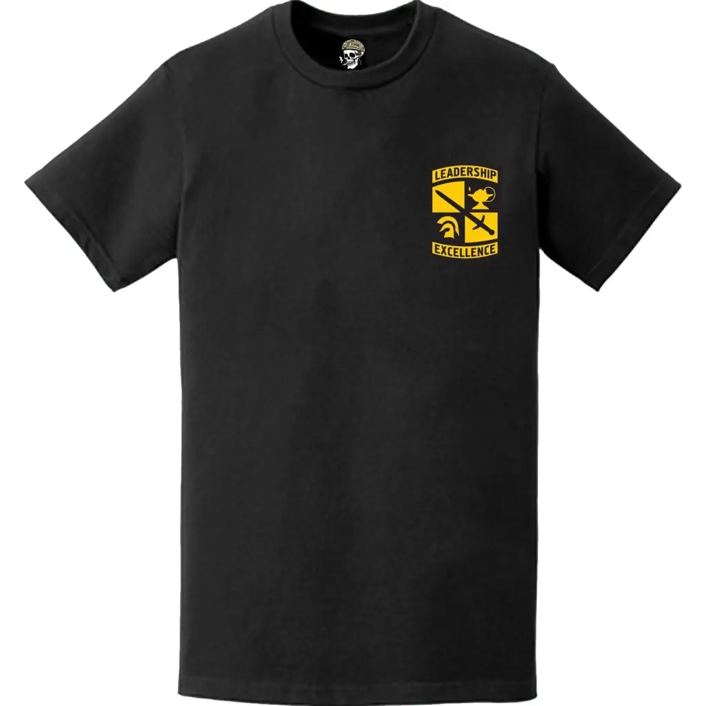 U.S. ROTC Cadet Command SSI Left Chest T-Shirt Tactically Acquired   