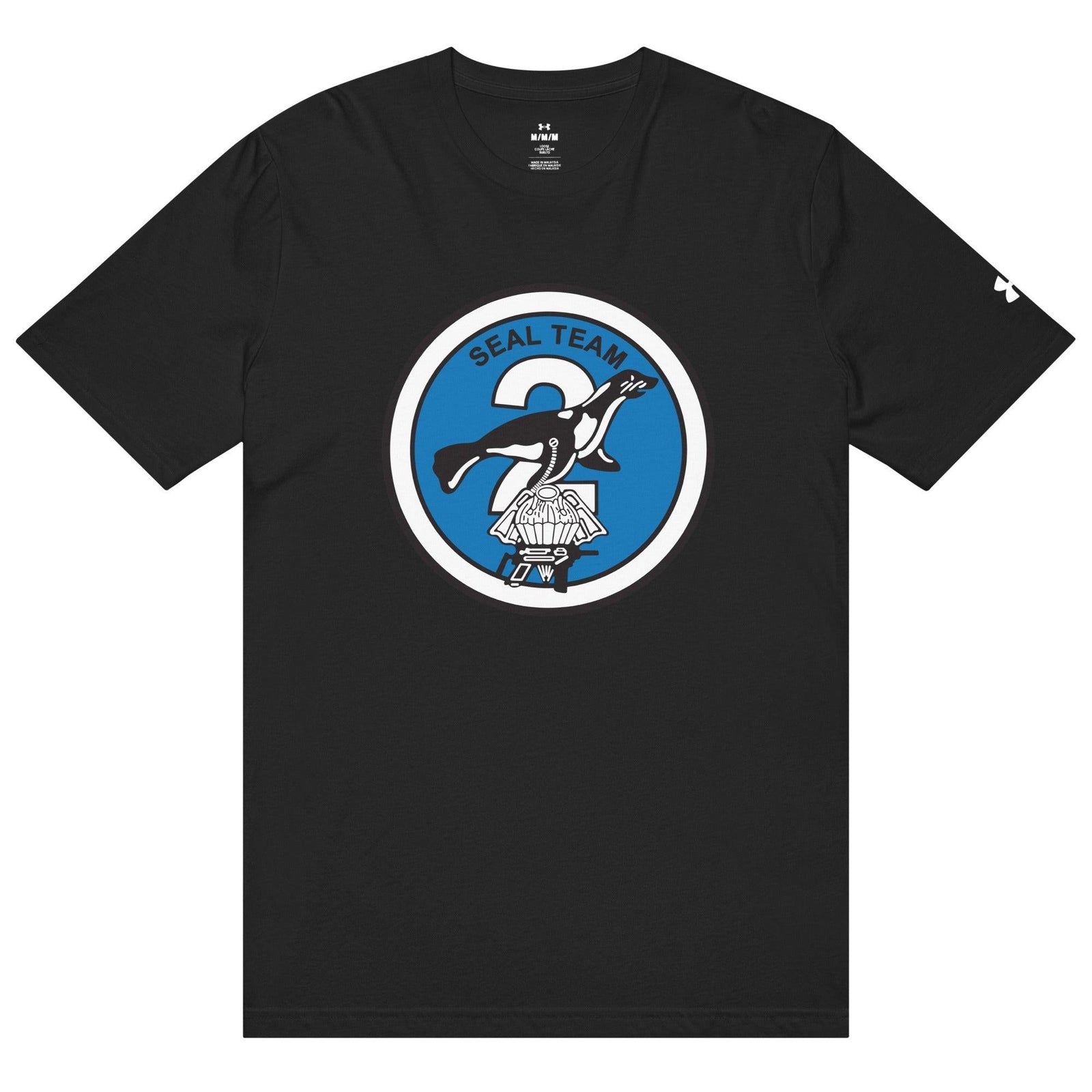 U.S. Navy SEAL Team 2 Under Armour® Athletic T-Shirt Tactically Acquired Black S