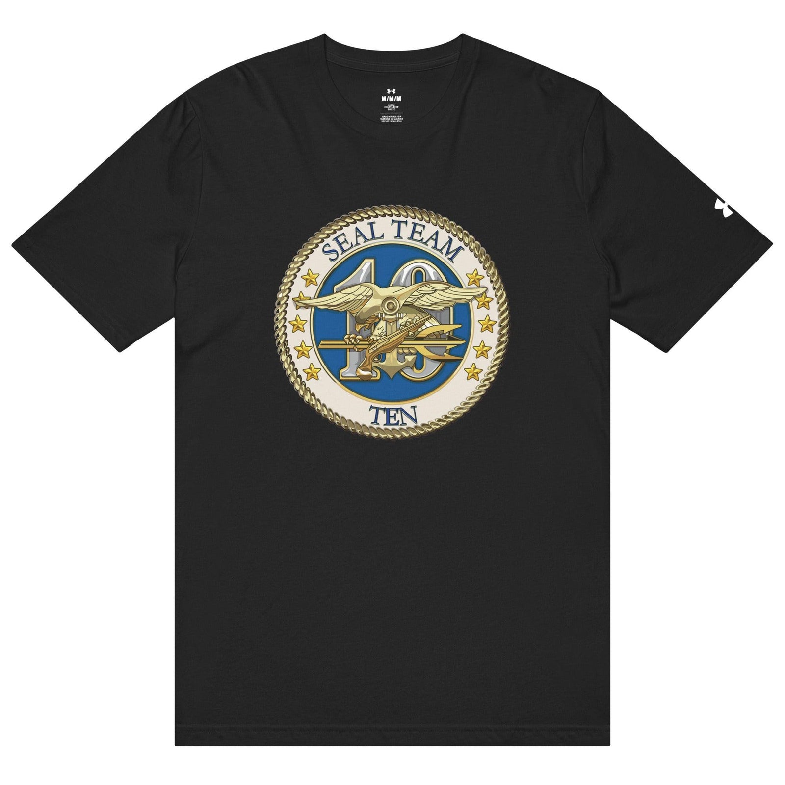 U.S. Navy SEAL Team 10 Under Armour® Athletic T-Shirt Tactically Acquired Black S