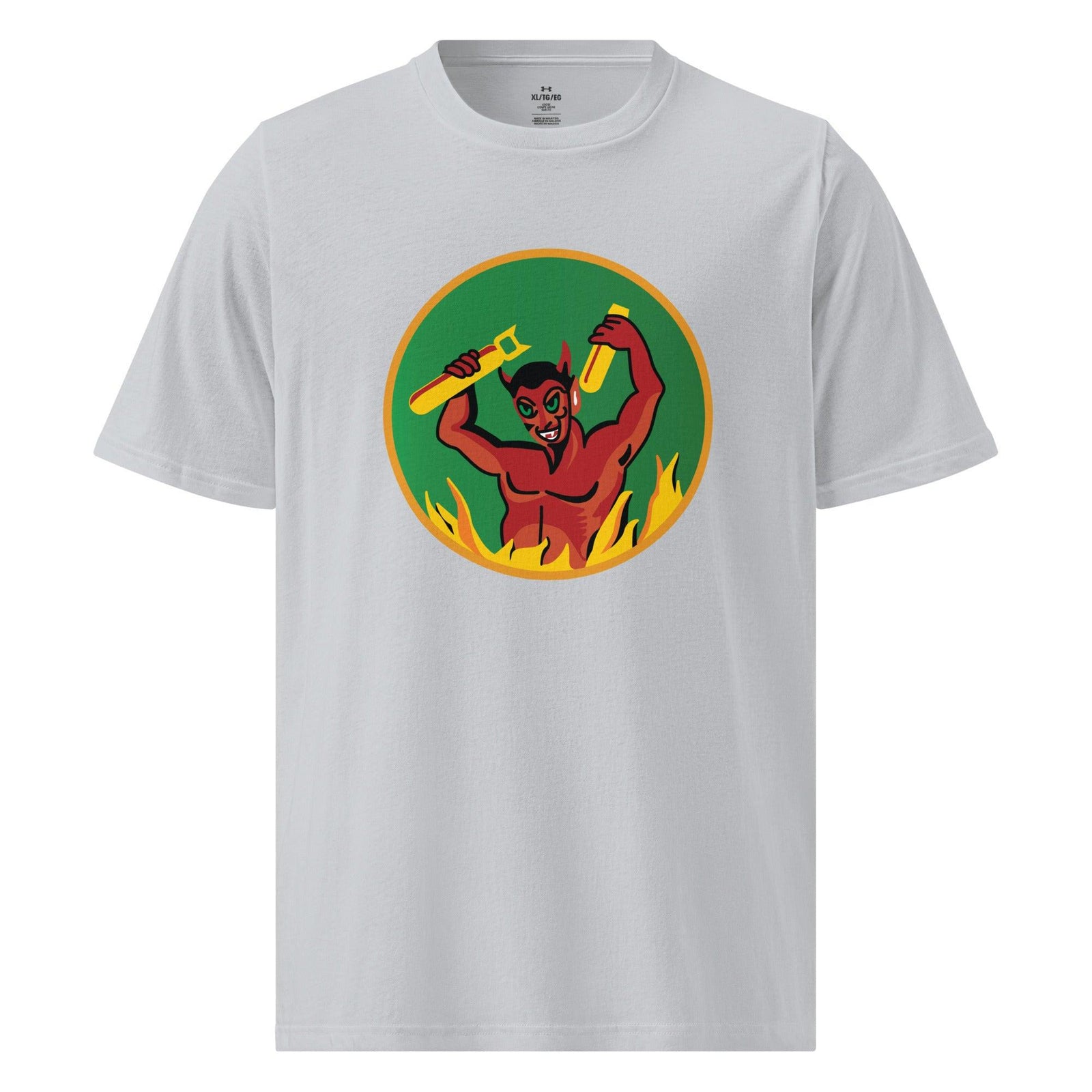 555th Bomb Squadron WW2 Under Armour® Athletic T-Shirt Tactically Acquired Grey S