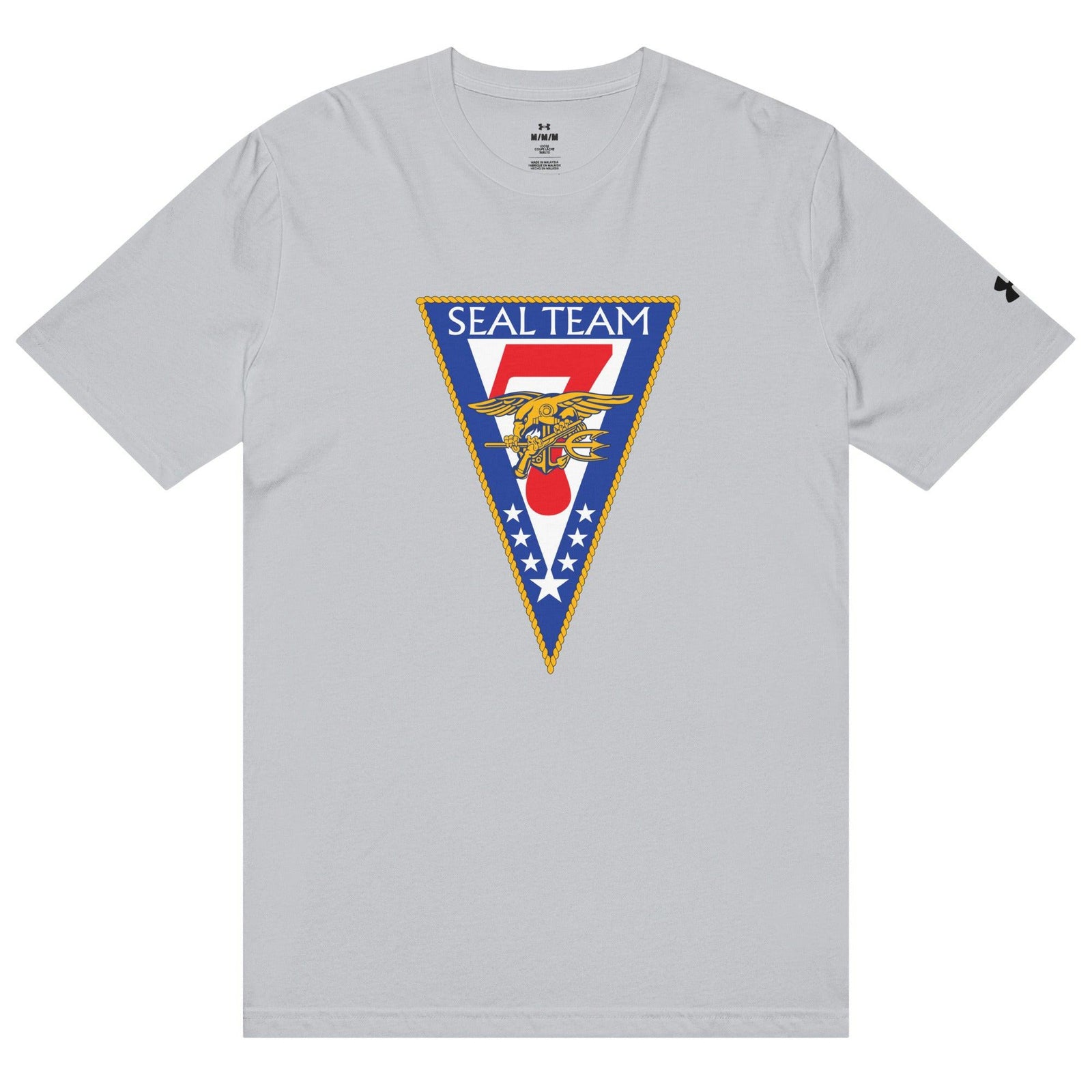 U.S. Navy SEAL Team 7 Under Armour® Athletic T-Shirt Tactically Acquired Grey S