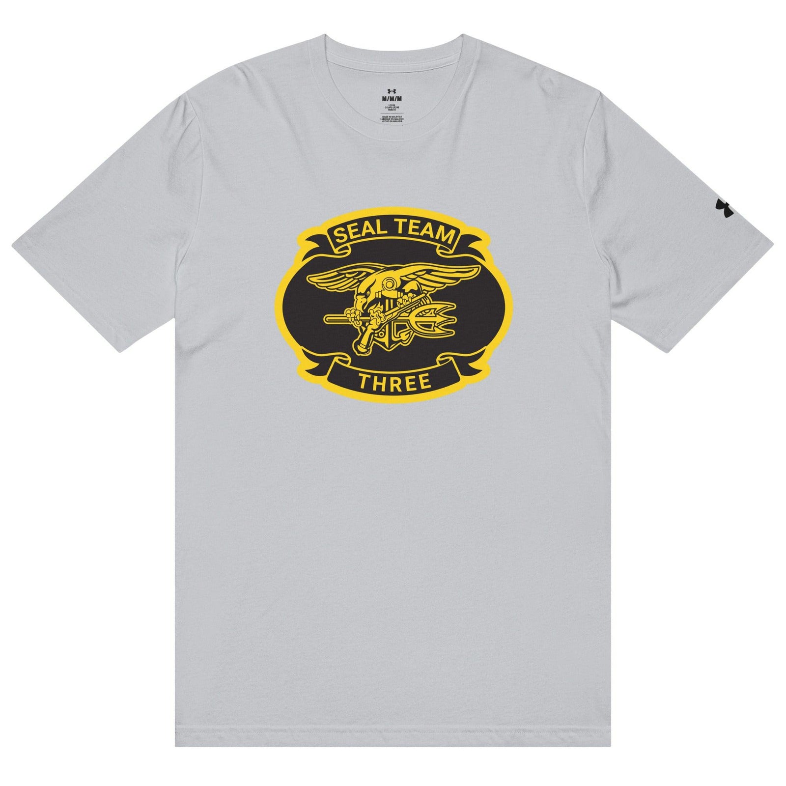U.S. Navy SEAL Team 3 Under Armour® Athletic T-Shirt Tactically Acquired Grey S