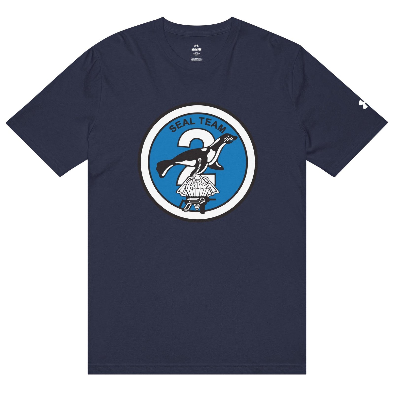 U.S. Navy SEAL Team 2 Under Armour® Athletic T-Shirt Tactically Acquired Navy S
