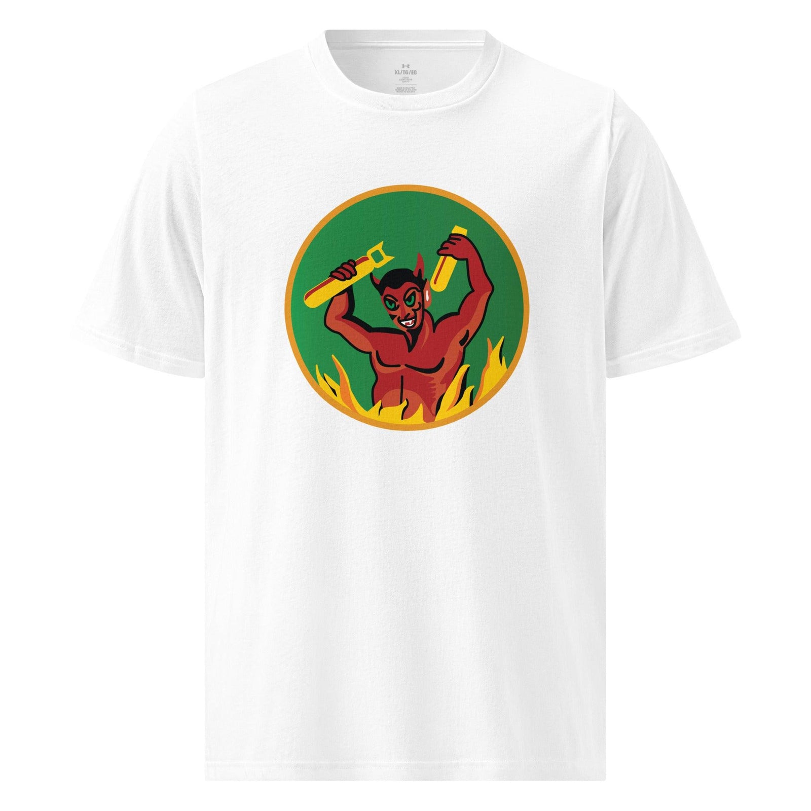 555th Bomb Squadron WW2 Under Armour® Athletic T-Shirt Tactically Acquired White S
