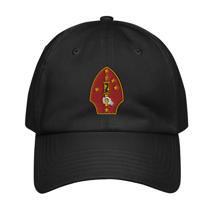 2nd Marine Division Embroidered Under Armour® Dad Hat Tactically Acquired Black  