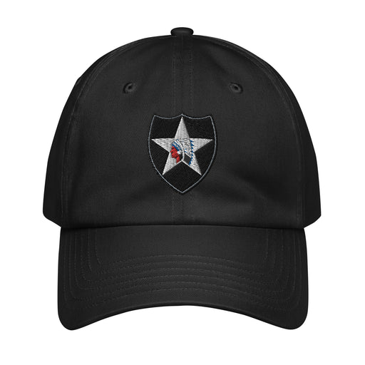 2nd Infantry Division Embroidered Under Armour® Dad Hat Tactically Acquired Black  