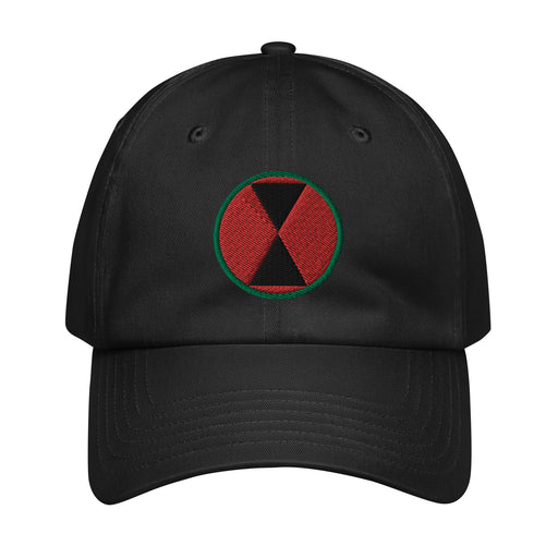 7th Infantry Division Embroidered Under Armour® Dad Hat Tactically Acquired Black  