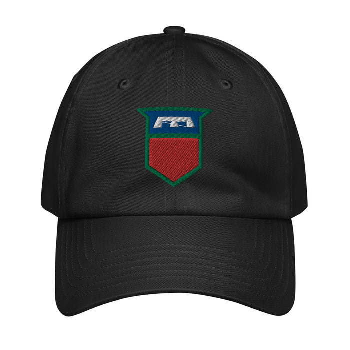 76th Infantry Division Embroidered Under Armour® Dad Hat Tactically Acquired Black  