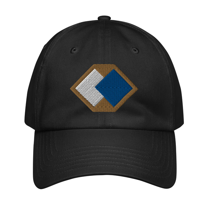 96th Infantry Division Embroidered Under Armour® Dad Hat Tactically Acquired Black  