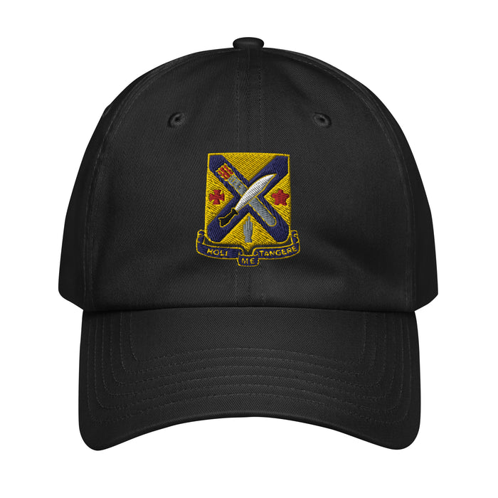 2nd Infantry Regiment Embroidered Under Armour® Dad Hat Tactically Acquired Black  