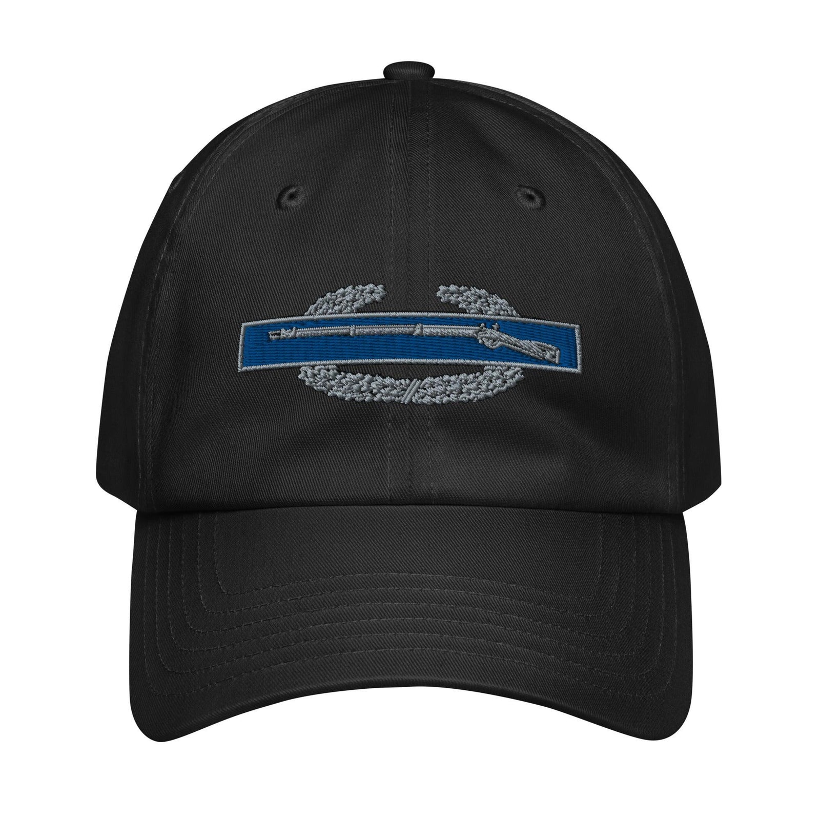 U.S. Army CIB Embroidered Under Armour® Dad Hat Tactically Acquired Black  